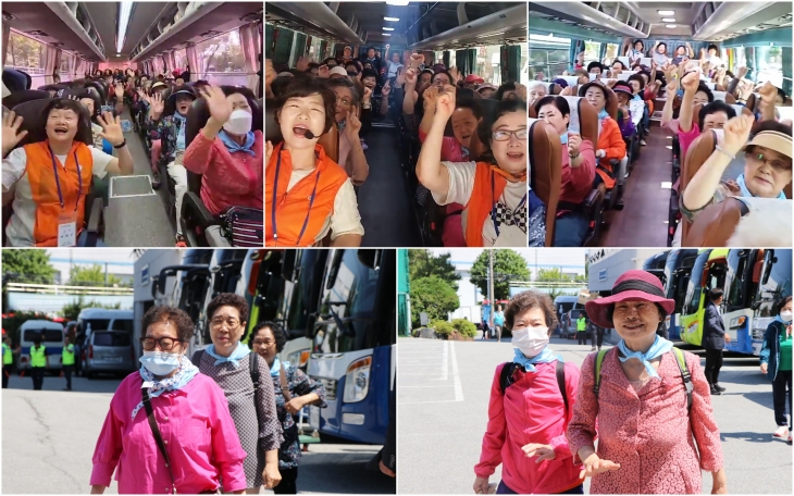 지난 5월 28일~29일 대전도집회 참석했던 300여명 어르신들